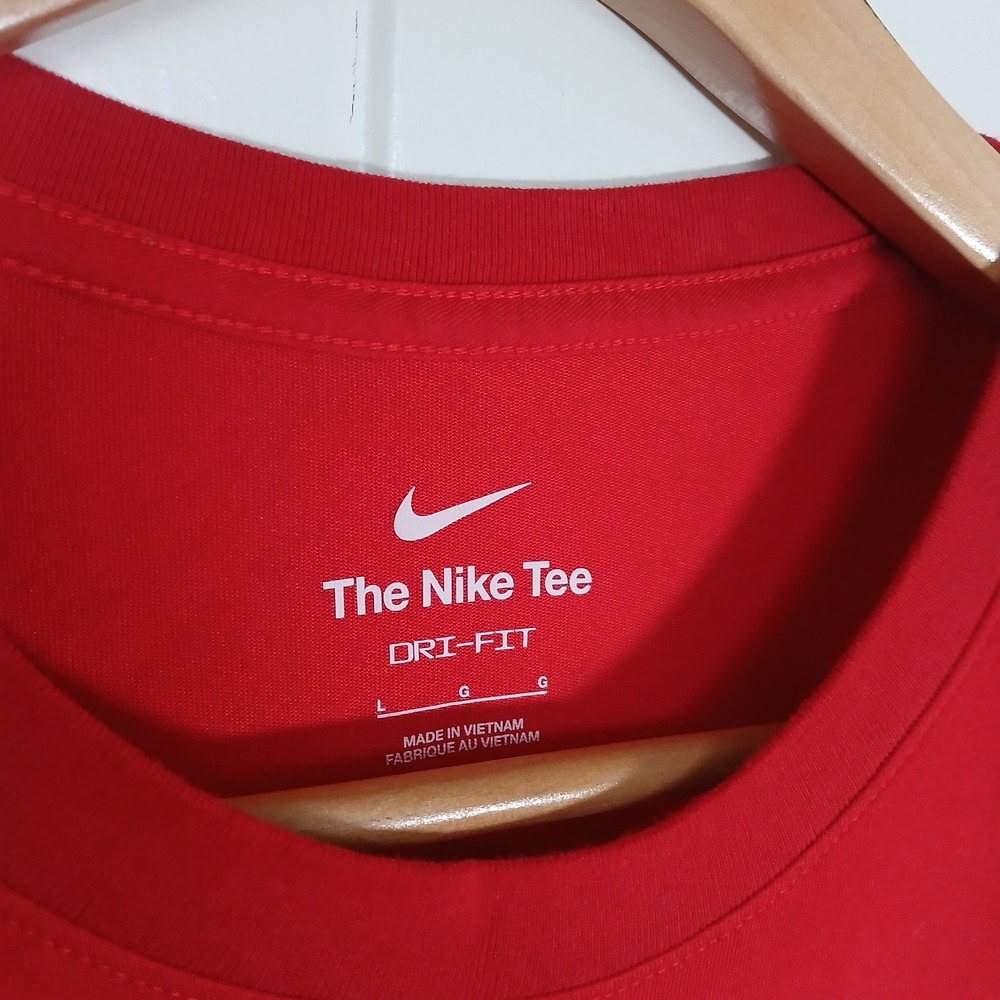 Nike Team RWB T-Shirt Mens Large Red Dri-FIT Veteran Support BV1919-657 - Picture 7 of 9